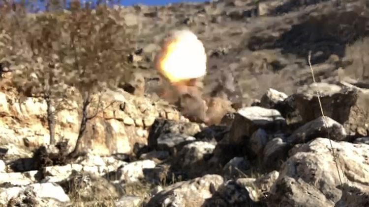 Mardin'de, askerlerin geçiş güzergahına tuzaklanan EYP imha edildi