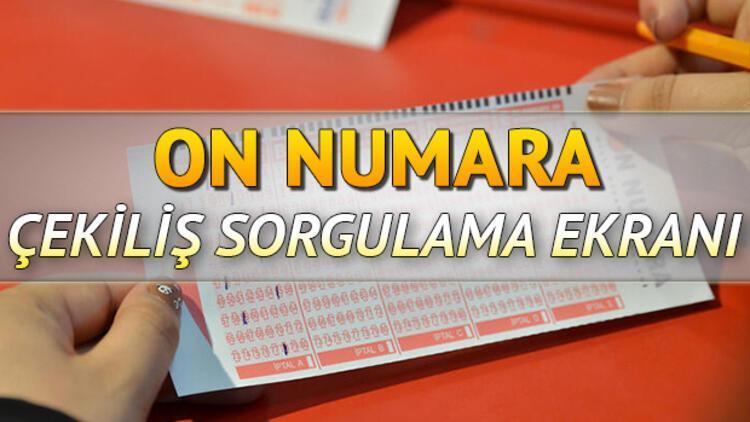 26 Temmuz On Numara çekilişi tamamlandı! MPİ On Numara sonuç sorgulama ekranı