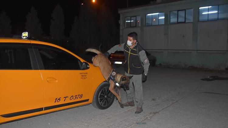 Kütahya'ya taksi ile uyuşturucu getiren kadın yakalandı