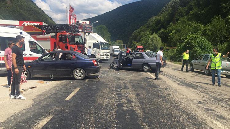 Karabük'teki trafik kazası: 7 kişi yaralandı
