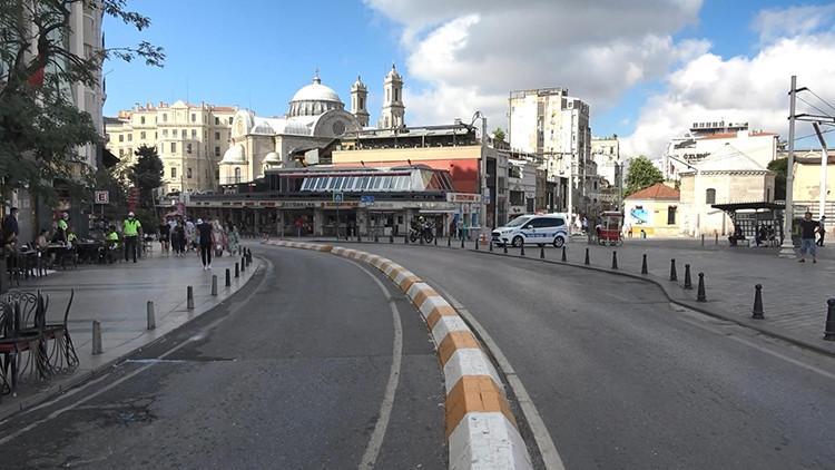 Taksim Meydanı sessizliğe büründü