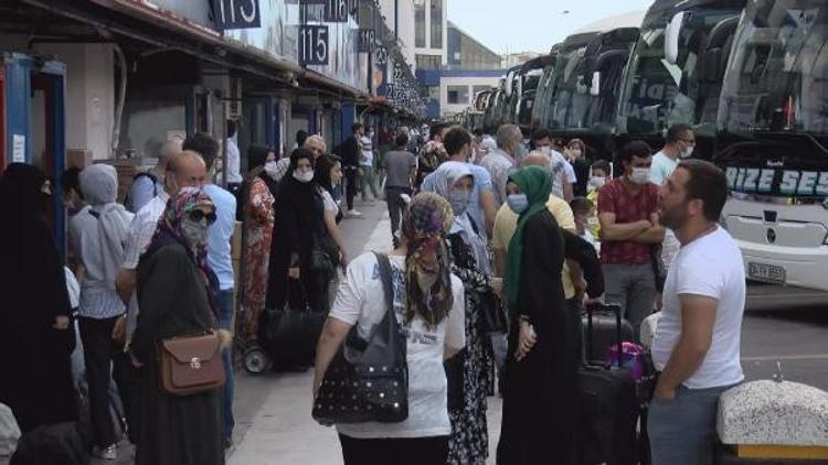 15 Temmuz Demokrasi Otogarı'nda bayram dönüşü hareketliliği başladı