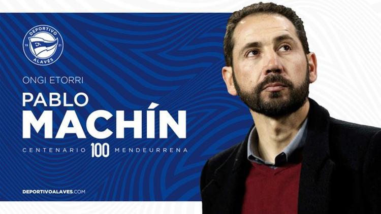 Alaves, teknik direktörlüğe Pablo Machin'i getirdi
