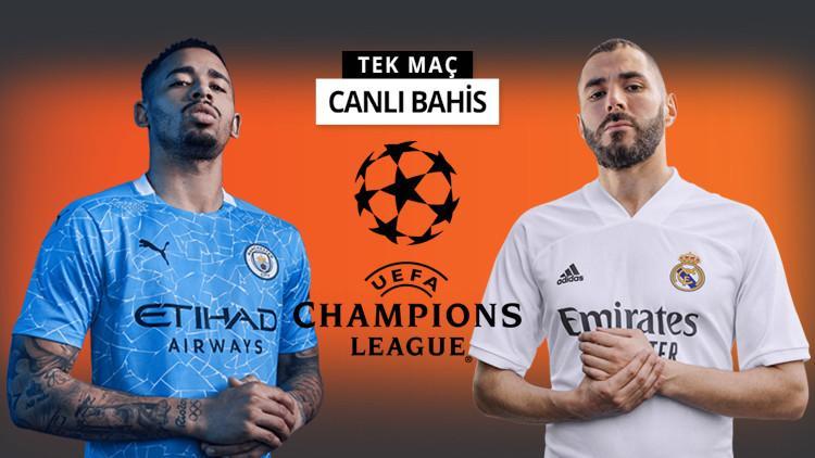 Şampiyonlar Ligi'nde dev eşleşme! Manchester City'nin Real Madrid galibiyetine iddaa'da...