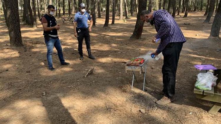 İzin yok! Polis tek tek söndürdü