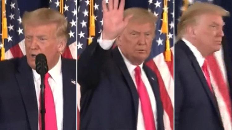 Trump çıldırdı... Kürsüyü terk etti