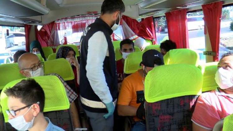 15 Temmuz Demokrasi Otogarı'nda otobüslerde denetim