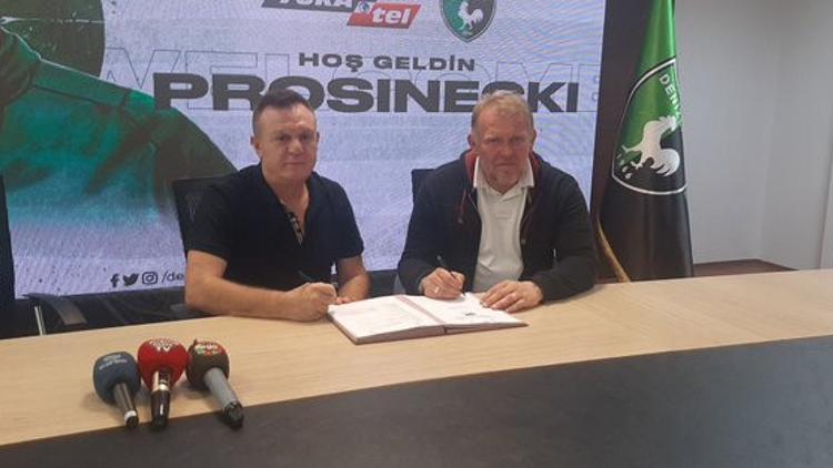 Son dakika | Robert Prosinecki resmen Denizlispor'da