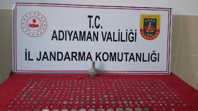 Adıyaman'da 357 parça tarihi esere 3 gözaltı