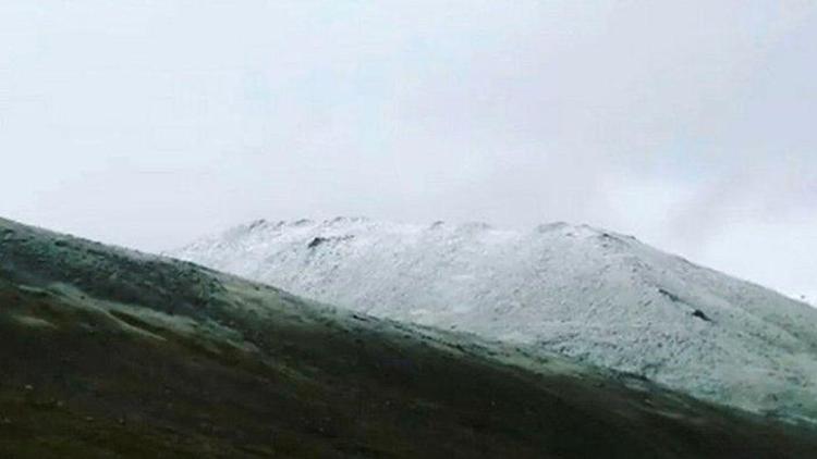 Rize'de Ağustos ayında kar sürprizi