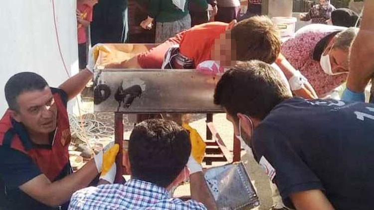 Osmaniye'de feci olay! 12 yaşındaki çocuk elini salça çekme makinesine kaptırdı