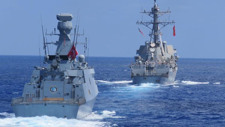 Son dakika haberi: MSB fotoğrafları paylaştı! Doğu Akdeniz’de ABD ile ortak eğitim...