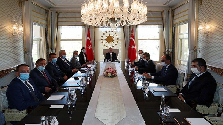 Cumhurbaşkanı Erdoğan, Ukrayna Başbakan Yardımcısı Oleg Uruskiy'i kabul etti