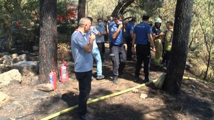 Maltepe'de ormanlık alanda yine yangın... Etrafa sıçramadan söndürüldü