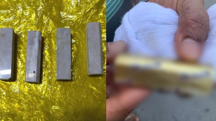 Böyle dolandırıcılık görülmedi! Mermeri sarı jelatine sarıp, altın diye sattılar