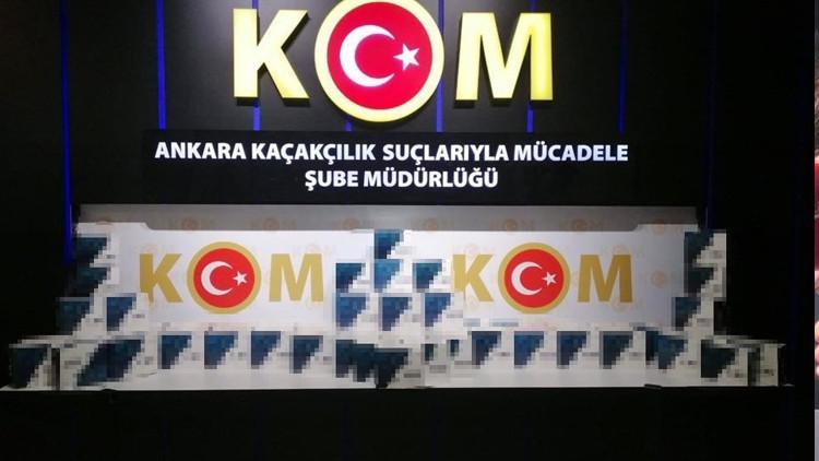 Ankara'da 2 bin 870 adet gümrük kaçağı koronavirüs test kiti ele geçirildi