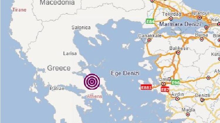 Yunanistan'da 4.1 büyüklüğünde deprem