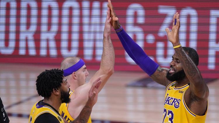 NBA'de Gecenin Sonuçları | Lakers, Rockets'ı devirdi! Seride 3-1 öne geçti...