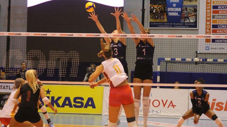Misli.com Voleybol Sultanlar Ligi'nde Aydın Büyükşehir, Galatasaray HDI Sigorta'yı 3-2 mağlup etti