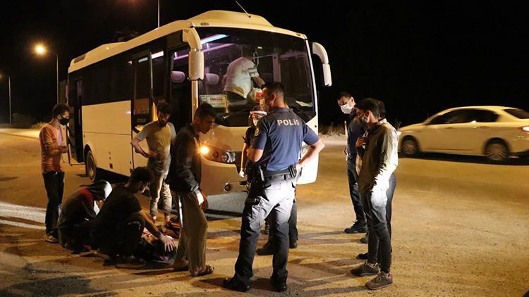 Edirne'de 7 düzensiz göçmen yakalandı