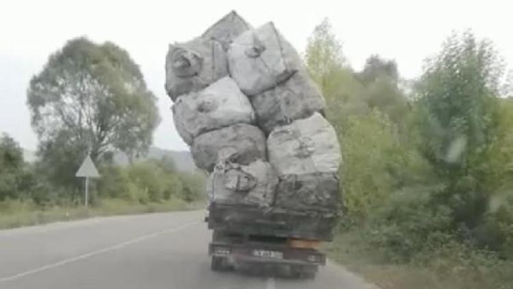 Yolda korkutan görüntü