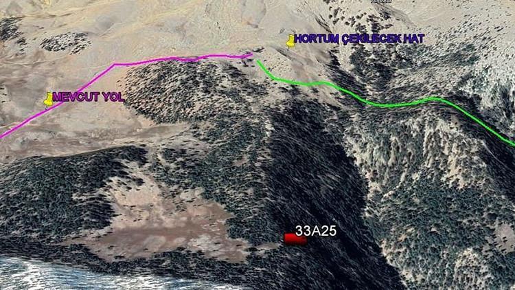 Günlerce süren yangın böyle kontrol altına alınmış! 7 kilometre hortum çekmişler