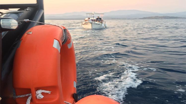 Sürüklenen teknedeki 5 kişi kurtarıldı