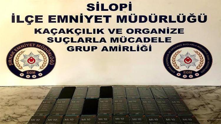 Şırnak'ta kaçakçılık operasyonu: 66 gözaltı