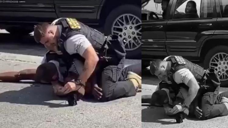 ABD'de bir siyahiyi yumruklayan polis kovuldu