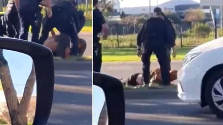 Polisin kafasını tekmelediği adam yoğun bakımda