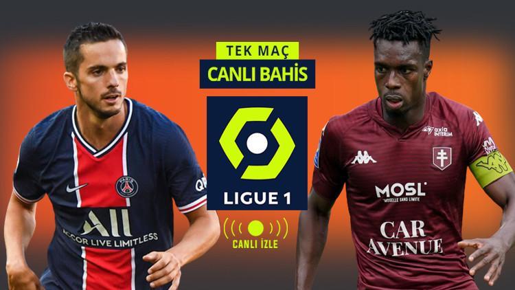 PSG tam 9 eksikle ilk 3 puanını arıyor! Metz'e karşı galibiyetlerine iddaa'da...