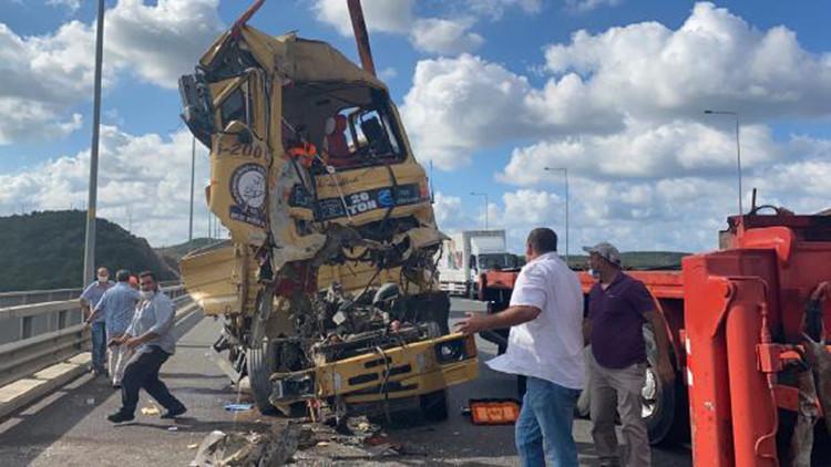 Kuzey Marmara Otoyolu Riva Kavşağı'nda kaza; 1 yaralı