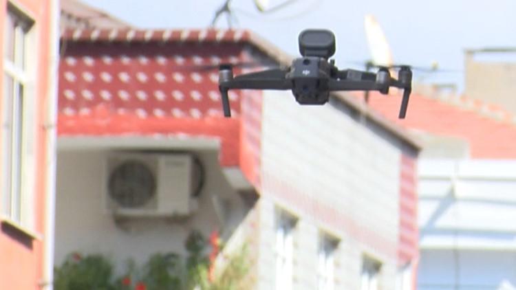 Koronavirüs denetimlerinde uyarı bu kez dronelardan geldi