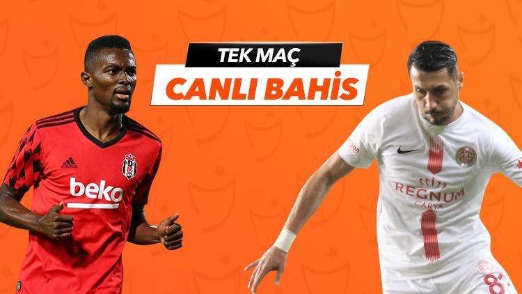 Süper Lig'de günün en kritik karşılaşması! Beşiktaş'a Antalyaspor karşısında verilen iddaa oranı...