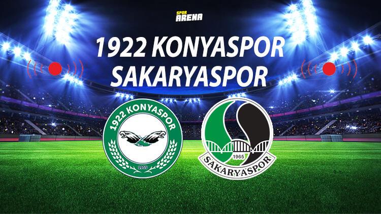 1922 Konyaspor Sakaryaspor maçı ne zaman saat kaçta hangi kanalda