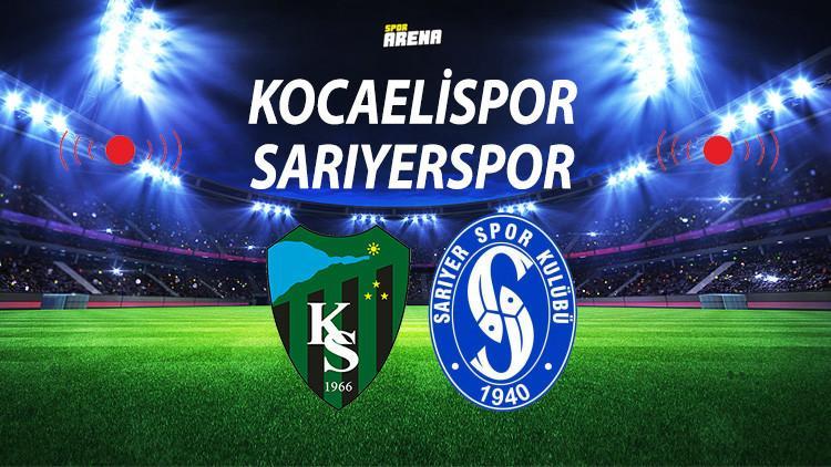Kocaelispor Sarıyer maçı ne zaman saat kaçta hangi kanalda?