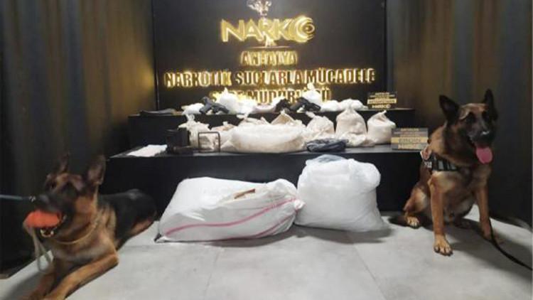 Antalya'da 41 kilogram uyuşturucuya 3 tutuklama