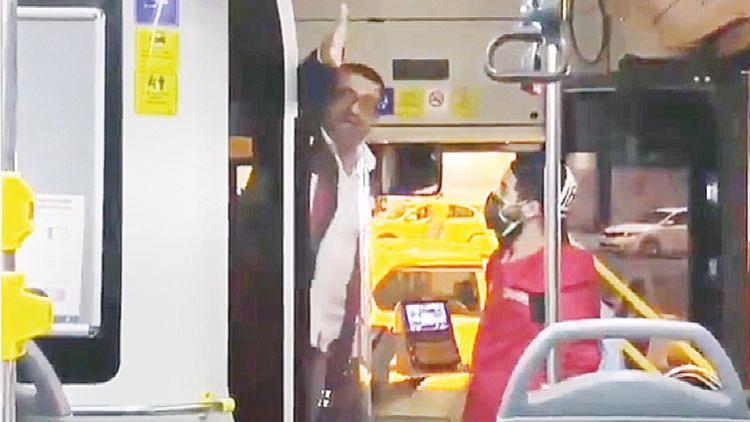 Maganda şoför açığa alındı