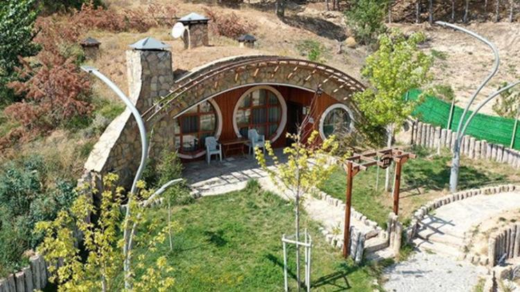 Sivas'ın 'Hobbit evleri' pandemi sürecinde ilgi görüyor