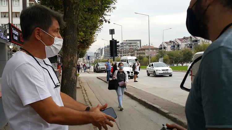 Bursa'da maske takmadığı için ceza yedi; 'Karım benimle kavga eder' dedi