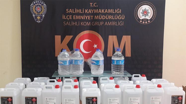 Manisa’da sahte içki ve uyuşturucu operasyonu