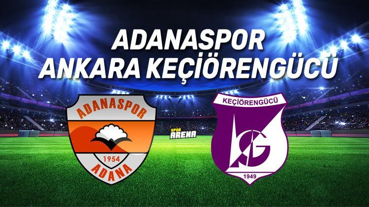 Adanaspor Ankara Keçiörengücü maçı ne zaman, saat kaçta, hangi kanalda?