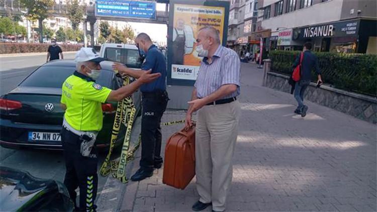 Kaldırıma bırakılan valiz paniğe neden oldu