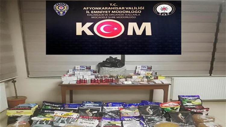 Şuhut’ta kaçakçılar yakalandı