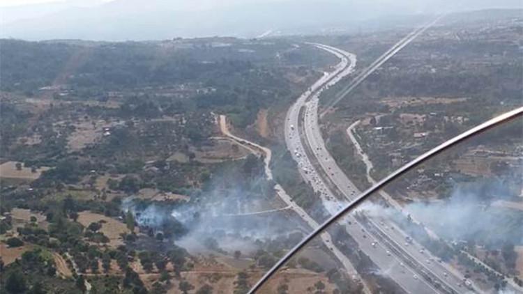 Urla’da orman yangını