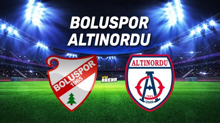 Boluspor Altınordu maçı saat kaçta, hangi kanalda?