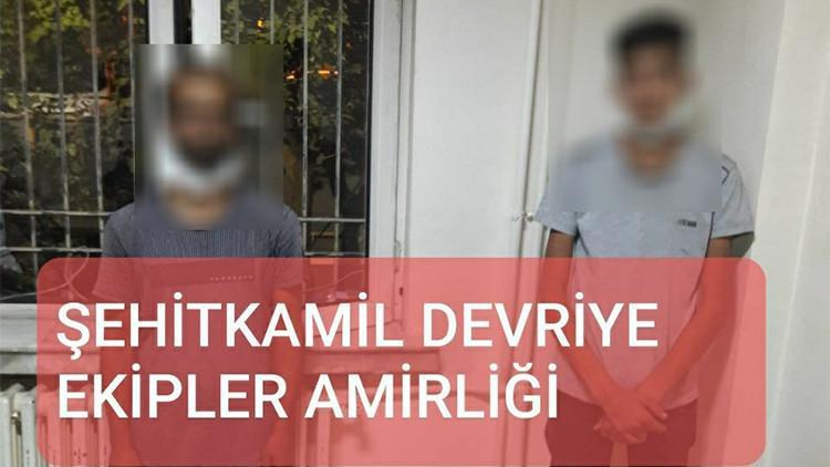 Okul kablolarını çalmak isteyen hırsızlara suçüstü