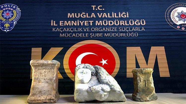 Menteşe’de tarihi eser operasyonu