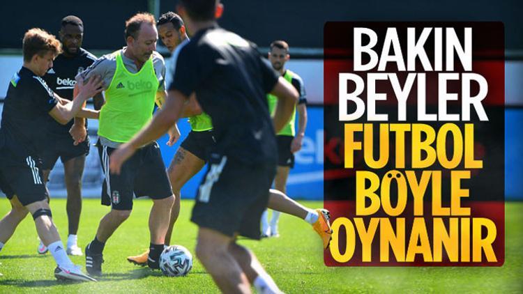 Sergen Yalçın antrenmanda boy gösterdi