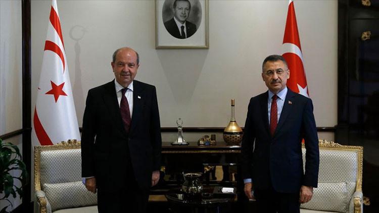 Cumhurbaşkanı Yardımcısı Fuat Oktay, KKTC Başbakanı Ersin Tatar ile görüşecek